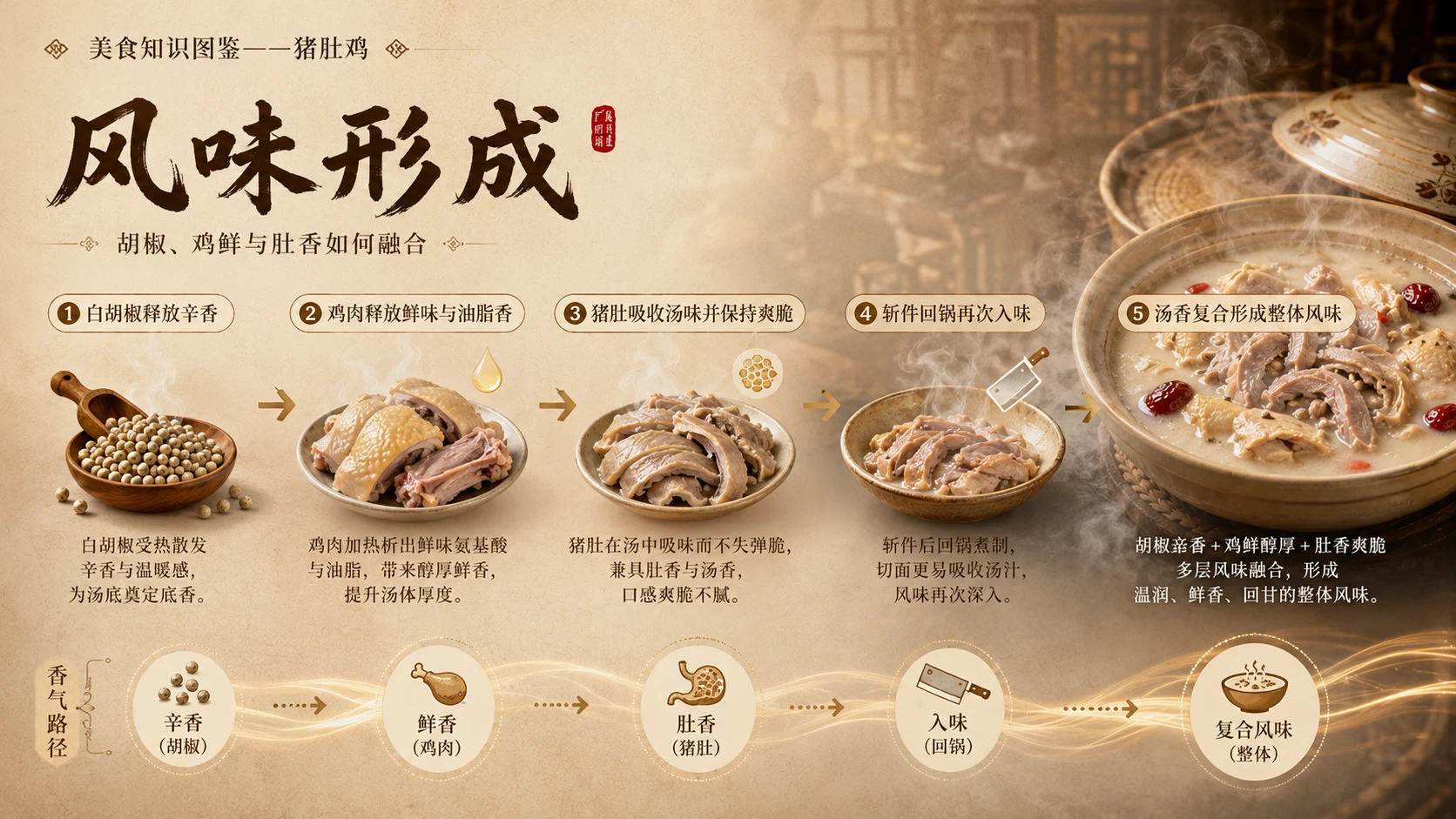 万物知识图鉴系列作品PPT——猪肚鸡 - 预览图6