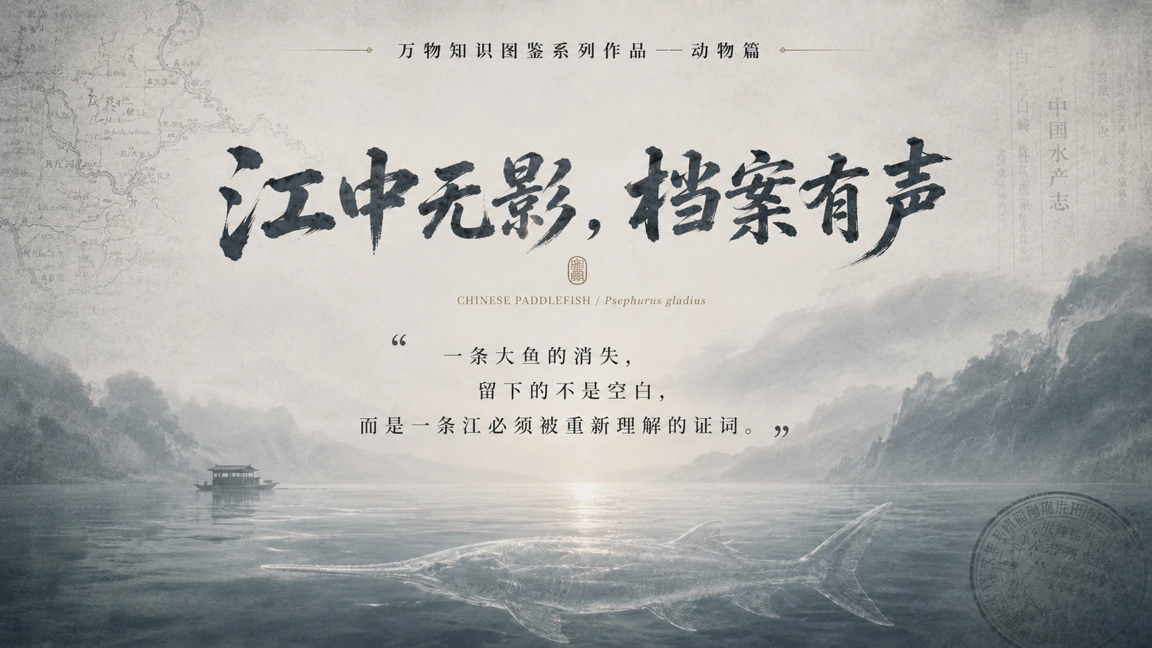 万物知识图鉴系列作品PPT——白鲟 - 预览图10