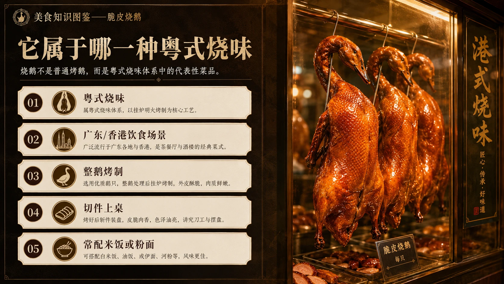 万物知识图鉴系列作品PPT——脆皮烧鹅 - 预览图2