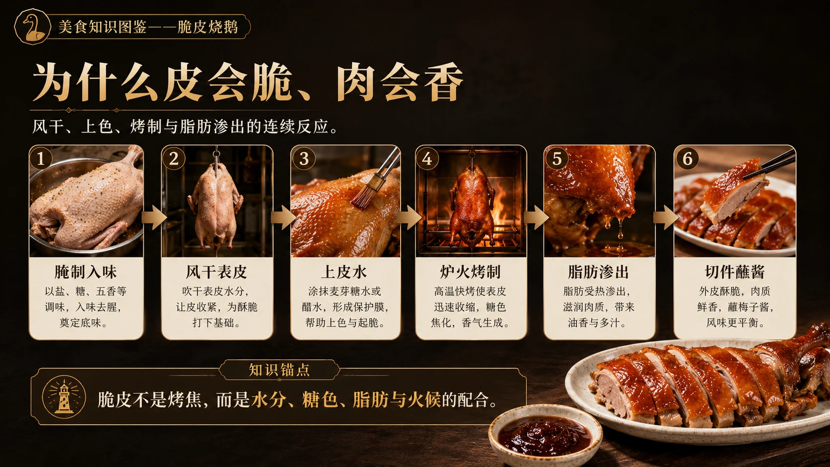 万物知识图鉴系列作品PPT——脆皮烧鹅 - 预览图6