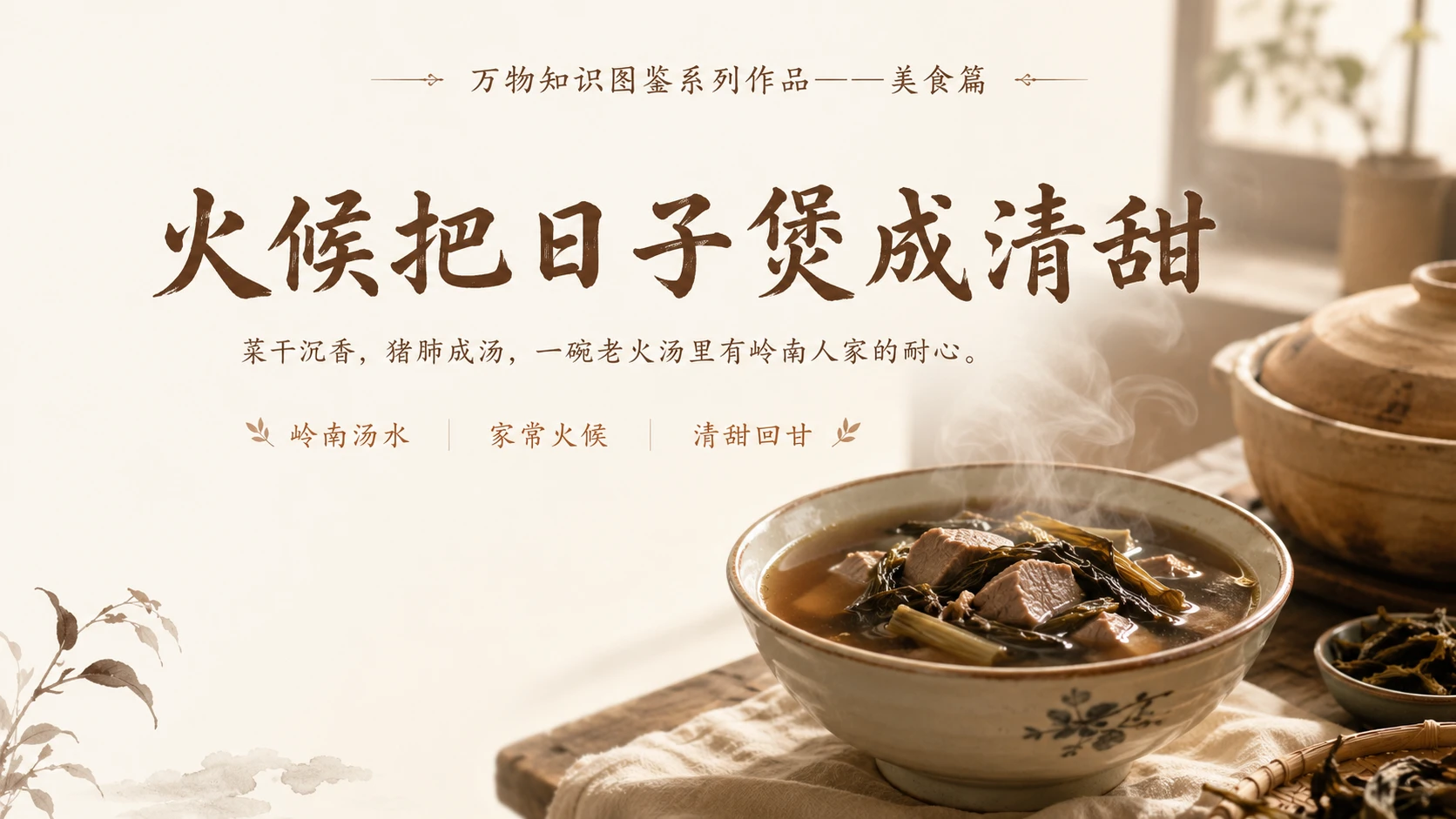 万物知识图鉴系列作品PPT——菜干猪肺汤 - 预览图10
