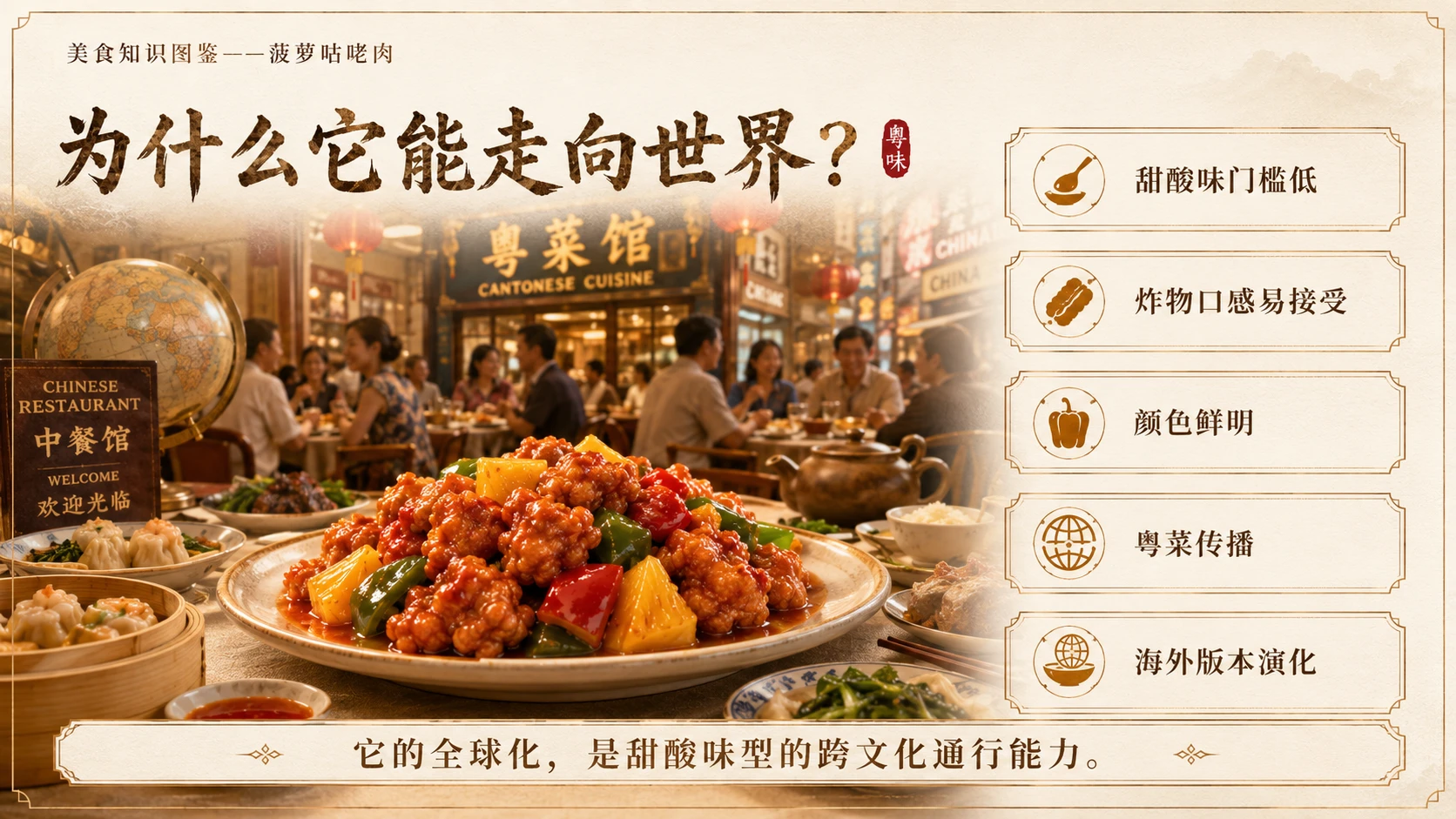 万物知识图鉴系列作品PPT——菠萝咕咾肉 - 预览图9