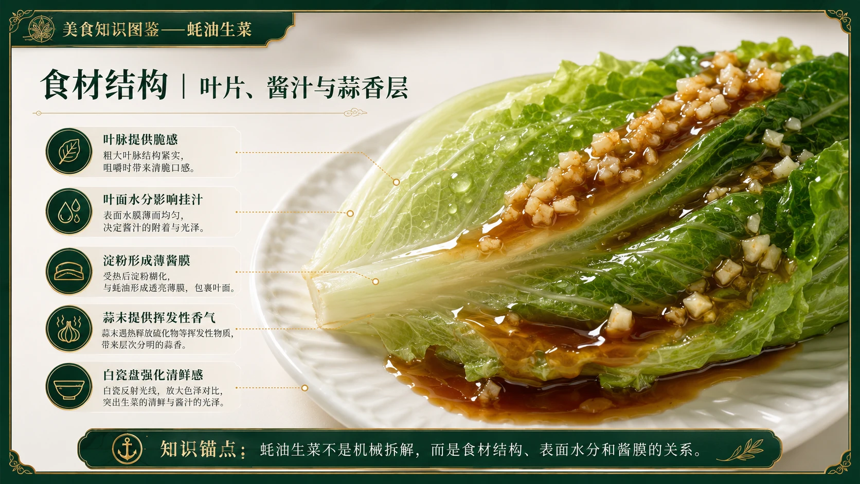 万物知识图鉴系列作品PPT——蚝油生菜 - 预览图5
