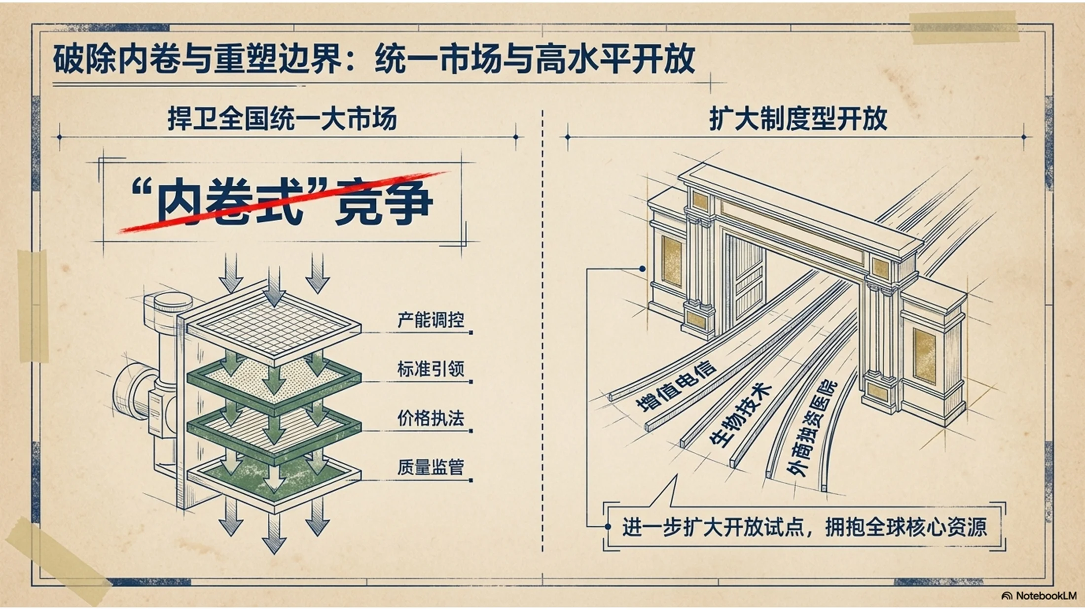 牛皮纸纹理风格政府工作报告PPT - 预览图6