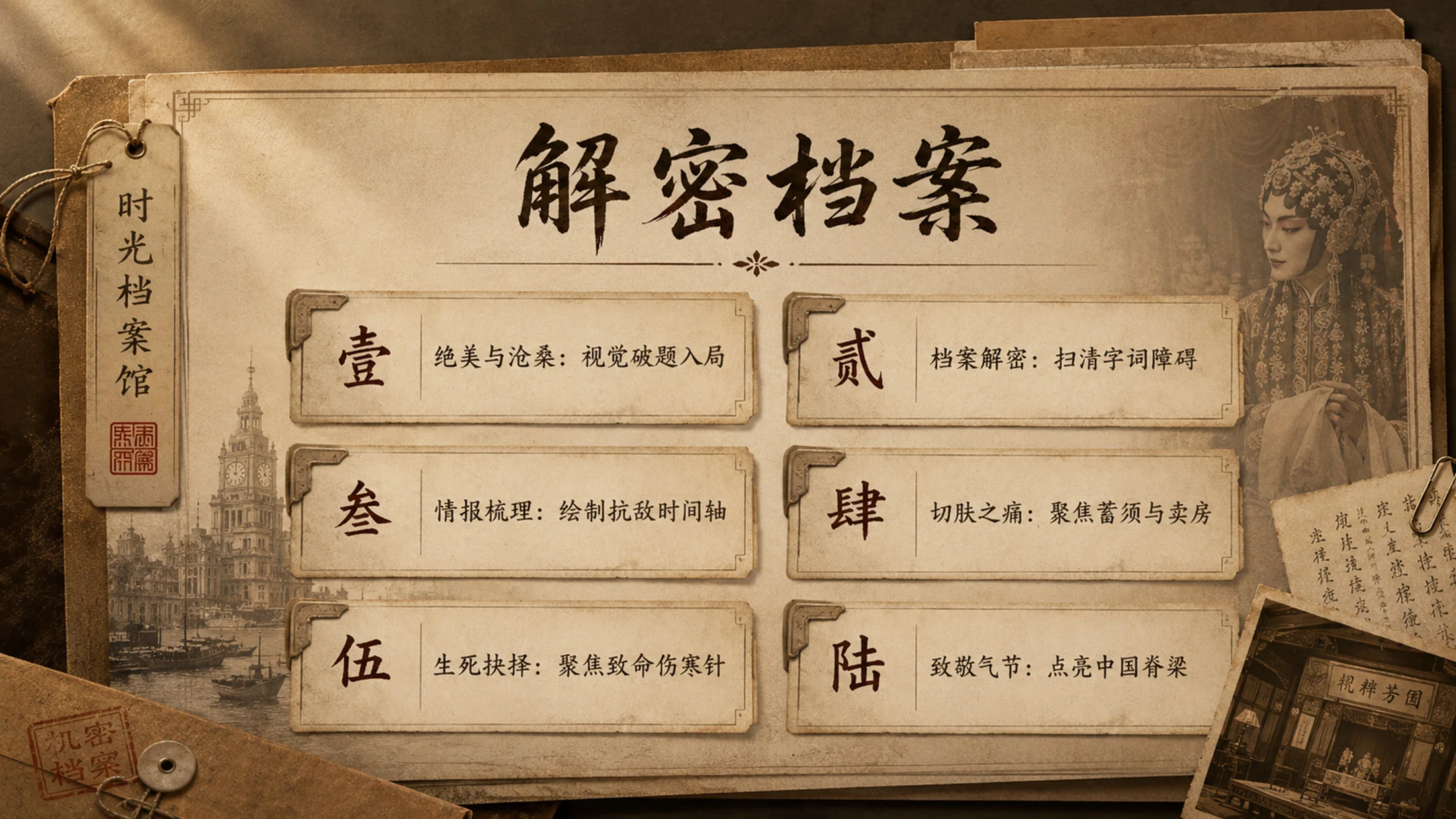 统编版语文四年级上册《梅兰芳蓄须》PPT模板课件下载 双课时完整版+自带教师指令 - 预览图2