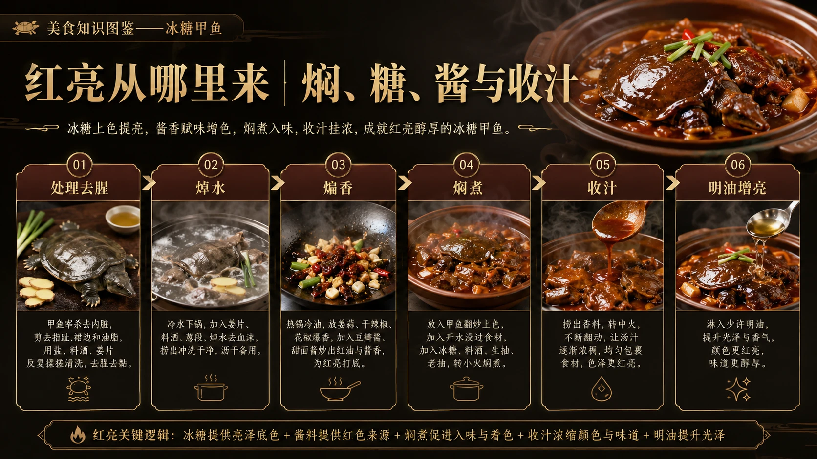 万物知识图鉴系列作品PPT——冰糖甲鱼 - 预览图6