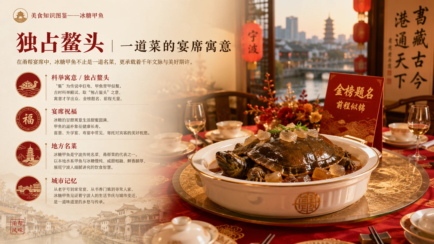 万物知识图鉴系列作品PPT——冰糖甲鱼 - 预览图9
