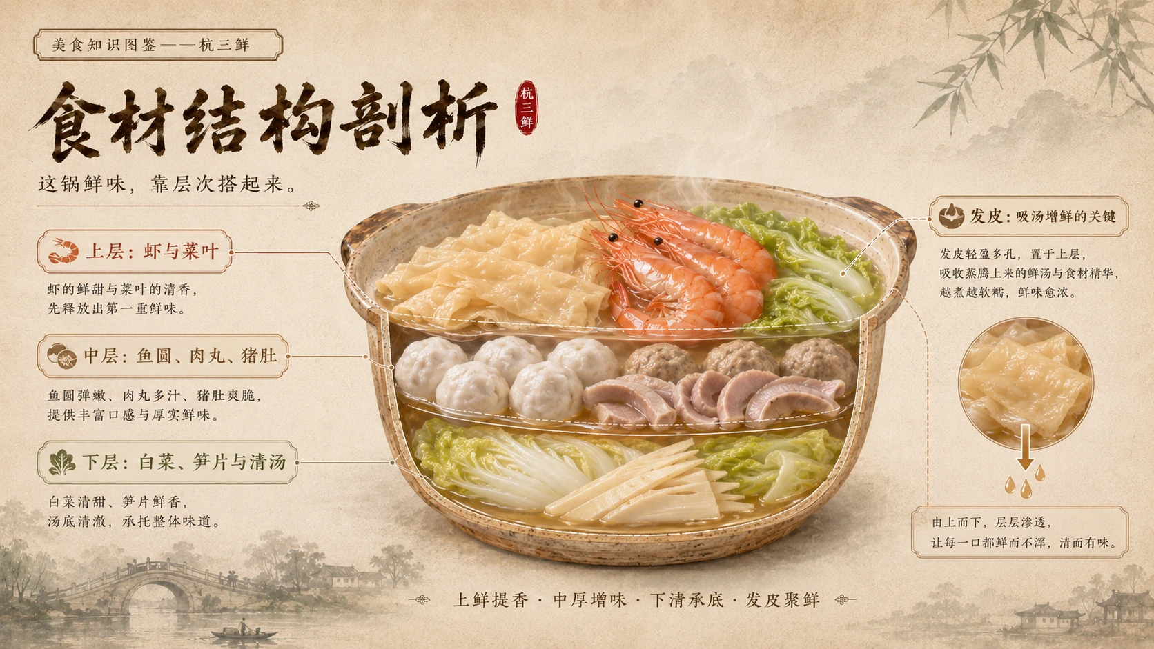 万物知识图鉴系列作品PPT——杭三鲜 - 预览图5
