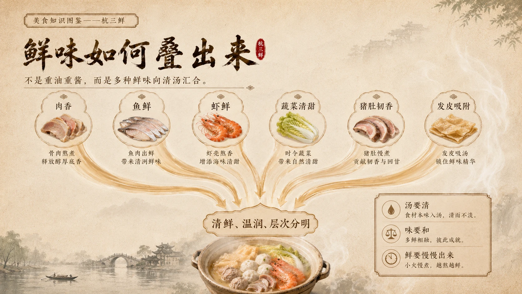 万物知识图鉴系列作品PPT——杭三鲜 - 预览图6