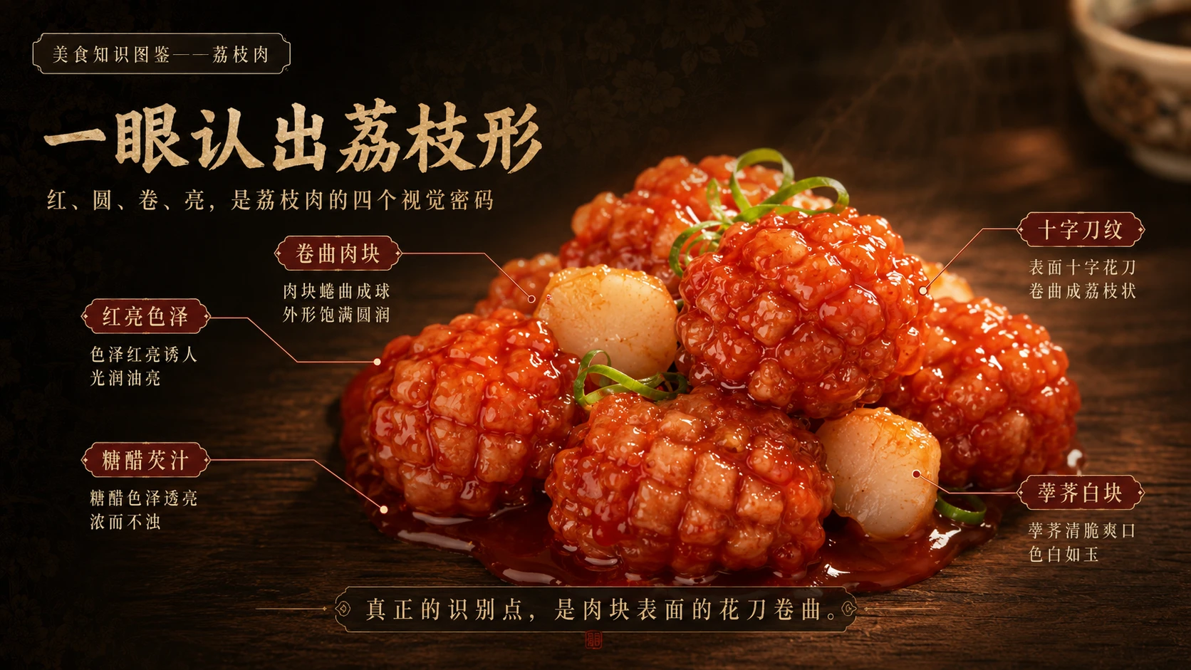 万物知识图鉴系列作品PPT——荔枝肉 - 预览图3