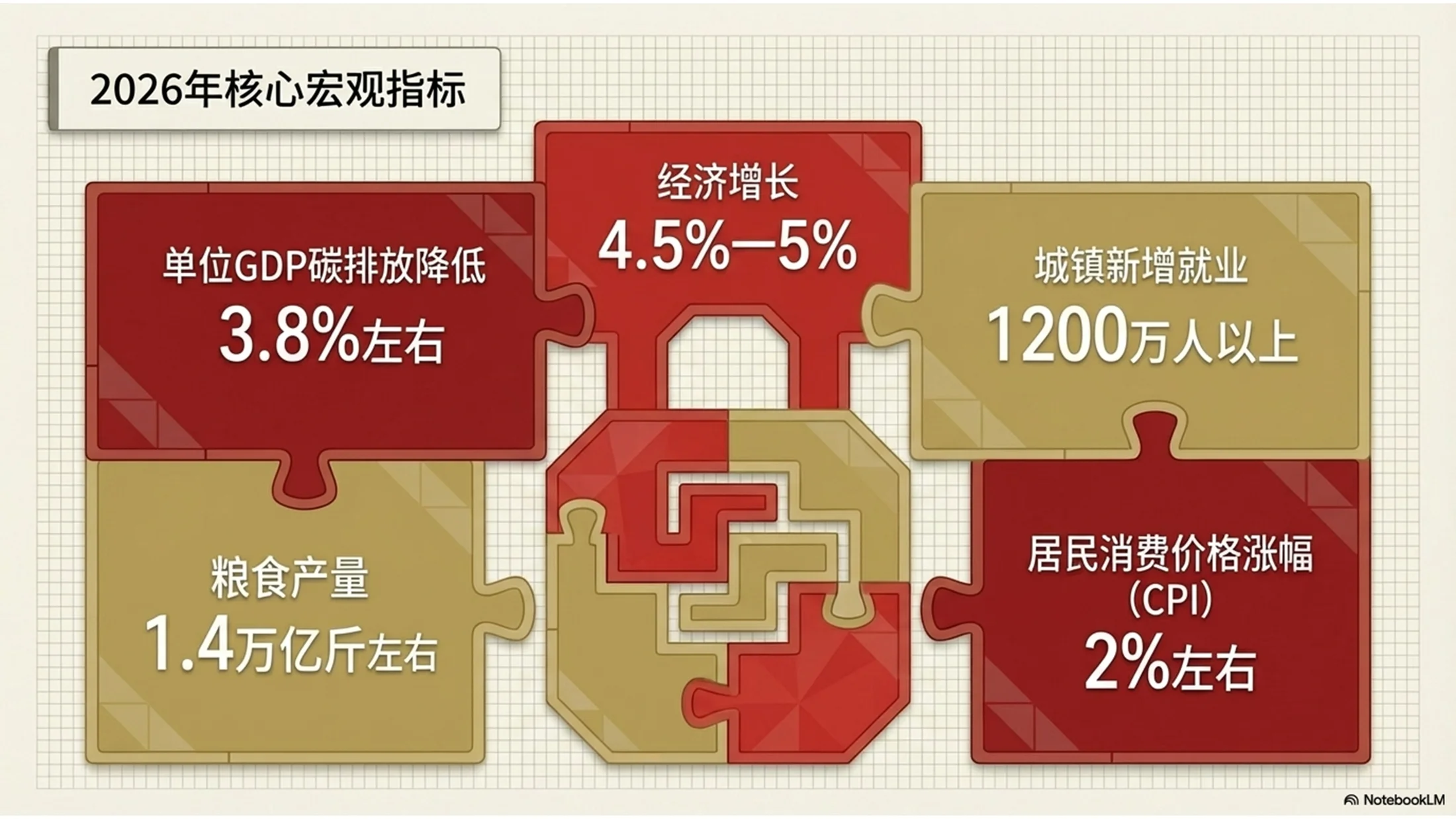 马赛克艺术风格政府工作报告PPT - 预览图4
