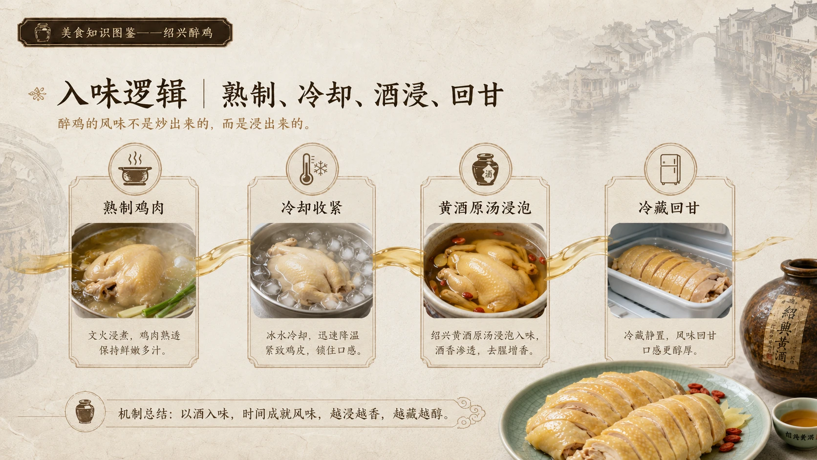 万物知识图鉴系列作品PPT——绍兴醉鸡 - 预览图6