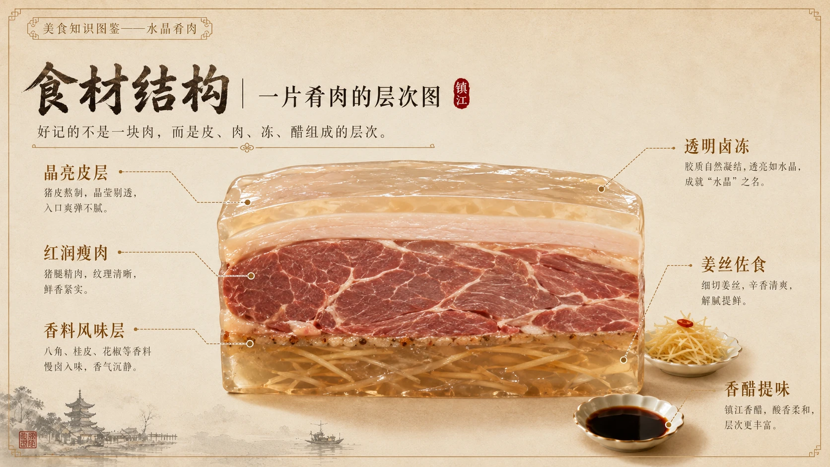 万物知识图鉴系列作品PPT——水晶肴肉 - 预览图5