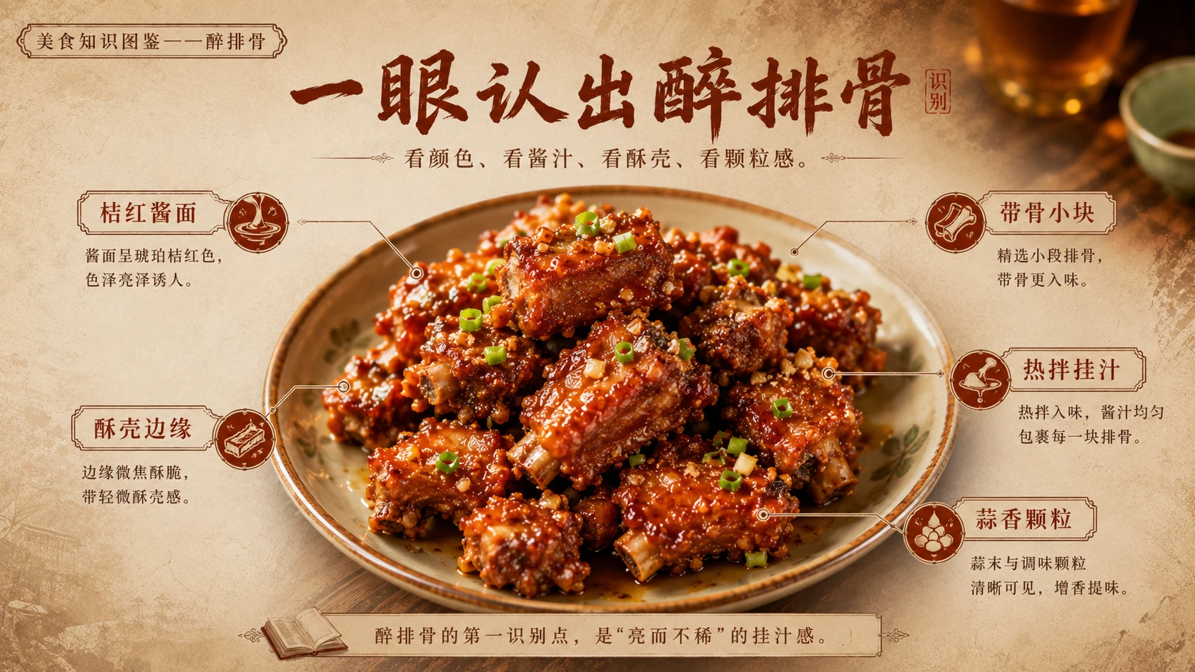 万物知识图鉴系列作品PPT——醉排骨 - 预览图3