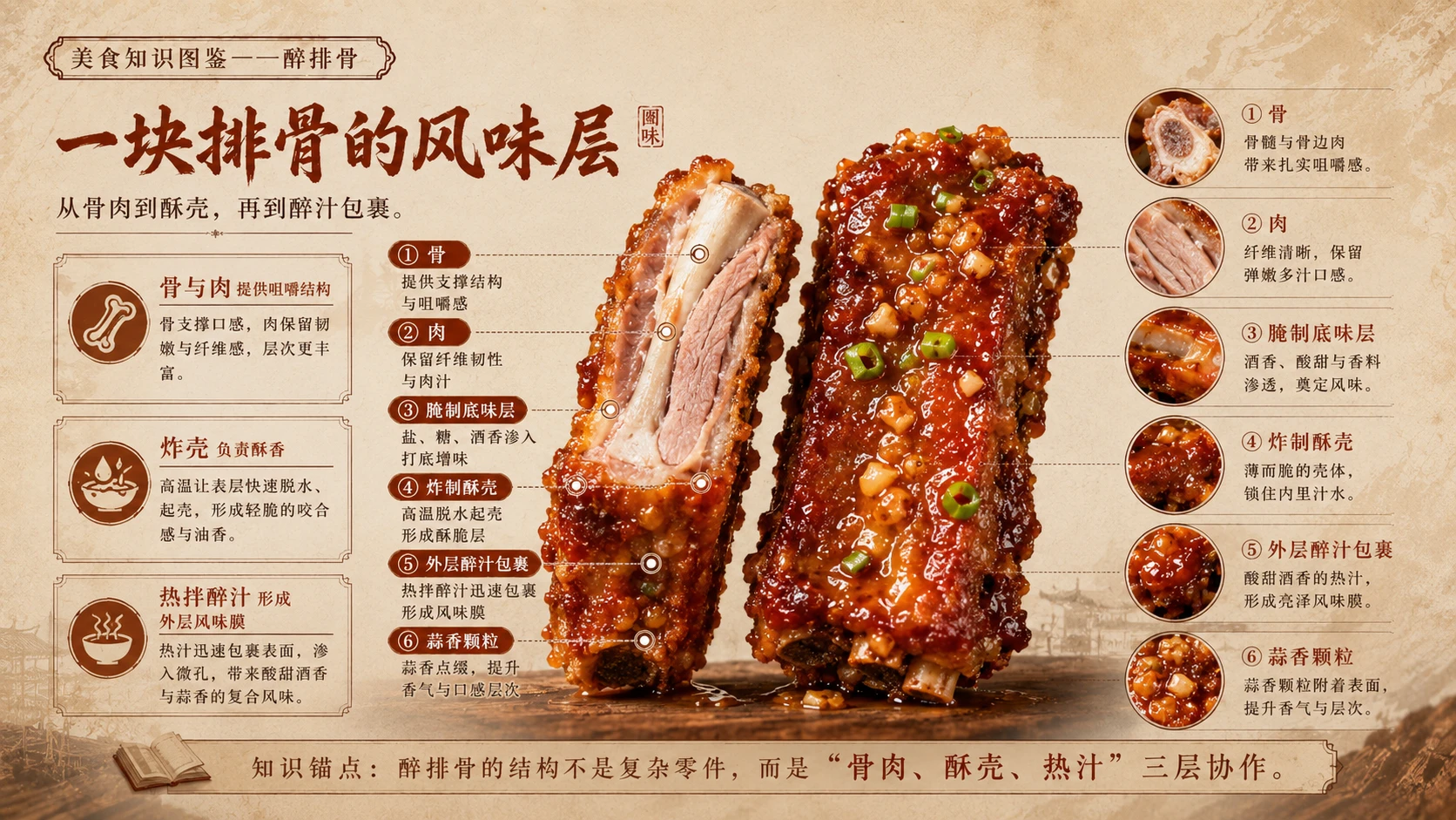 万物知识图鉴系列作品PPT——醉排骨 - 预览图5