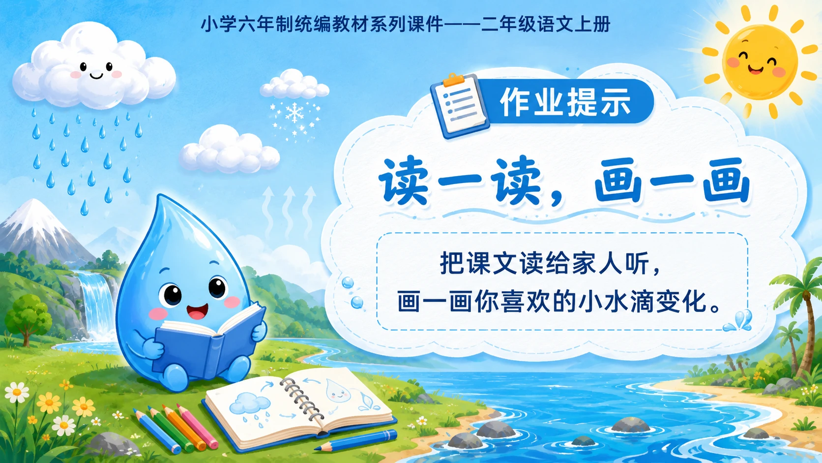 小学六年制统编教材系列课件——二年级语文上册第2课（1）：我是什么【含逐页提示词】 - 预览图9