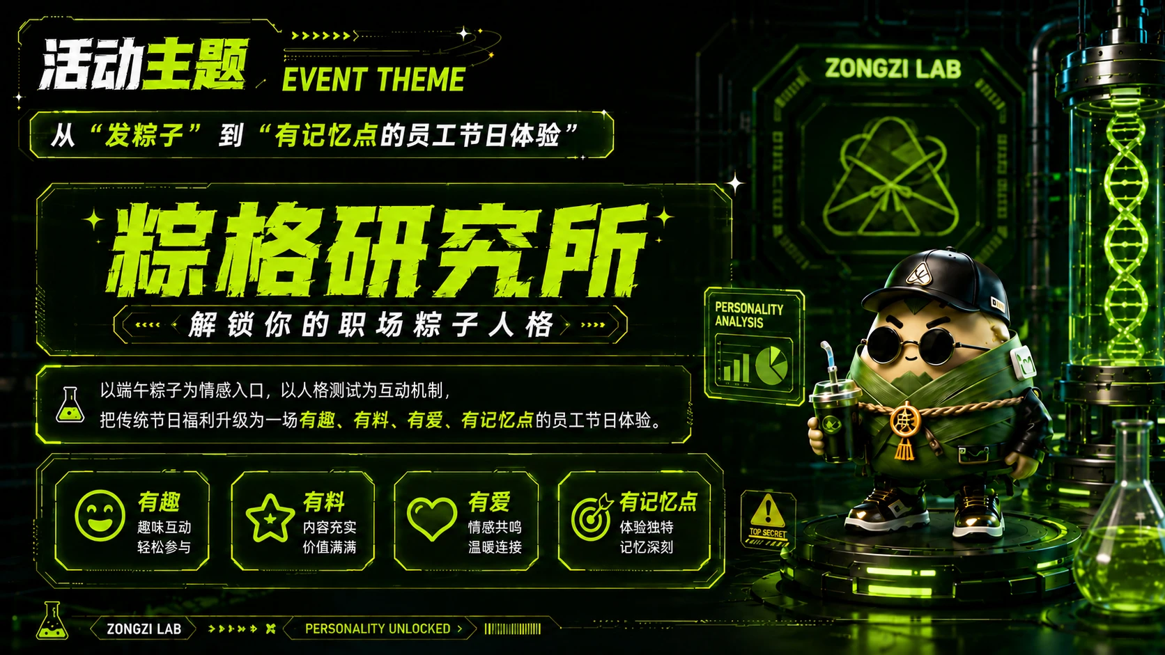 《粽格研究所——解锁你的职场粽子人格》企业/工会端午节员工关怀活动方案 - 预览图7