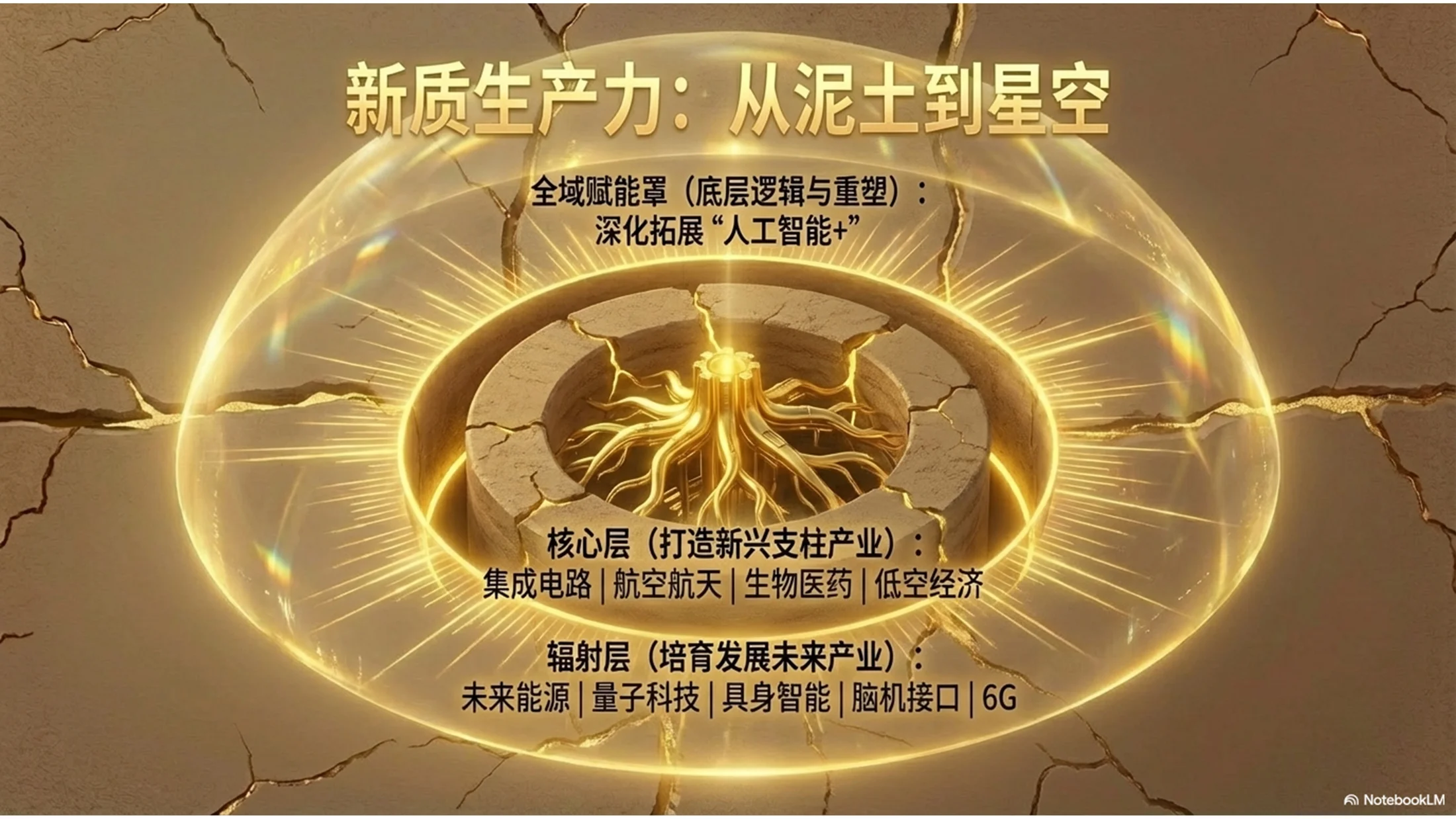 干泥纹理风格政府工作报告PPT - 预览图6