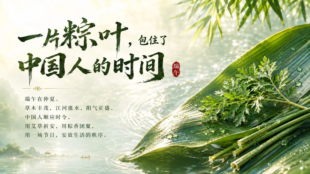 一片粽叶里的中国情-端午PPT - 预览图2