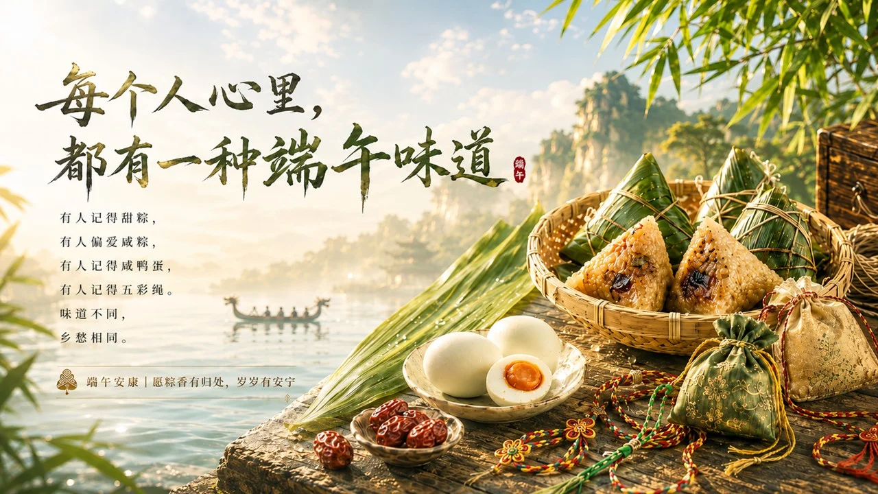 一片粽叶里的中国情-端午PPT - 预览图4