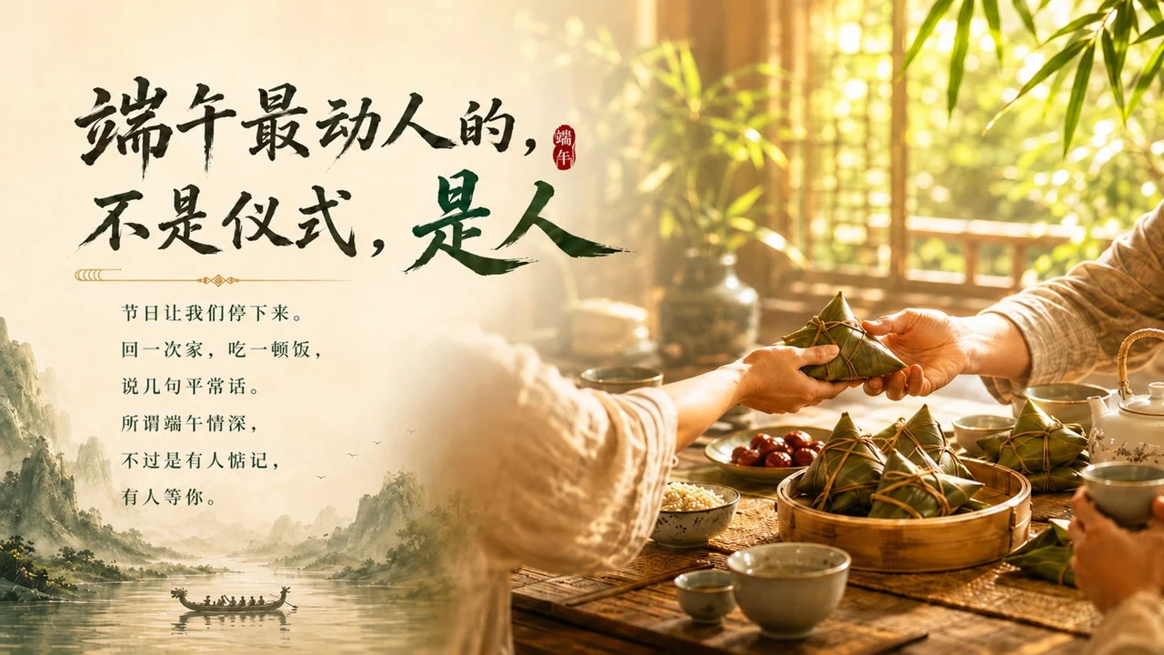 一片粽叶里的中国情-端午PPT - 预览图8