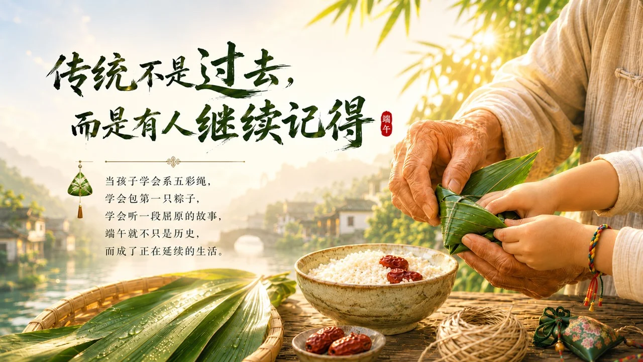 一片粽叶里的中国情-端午PPT - 预览图9