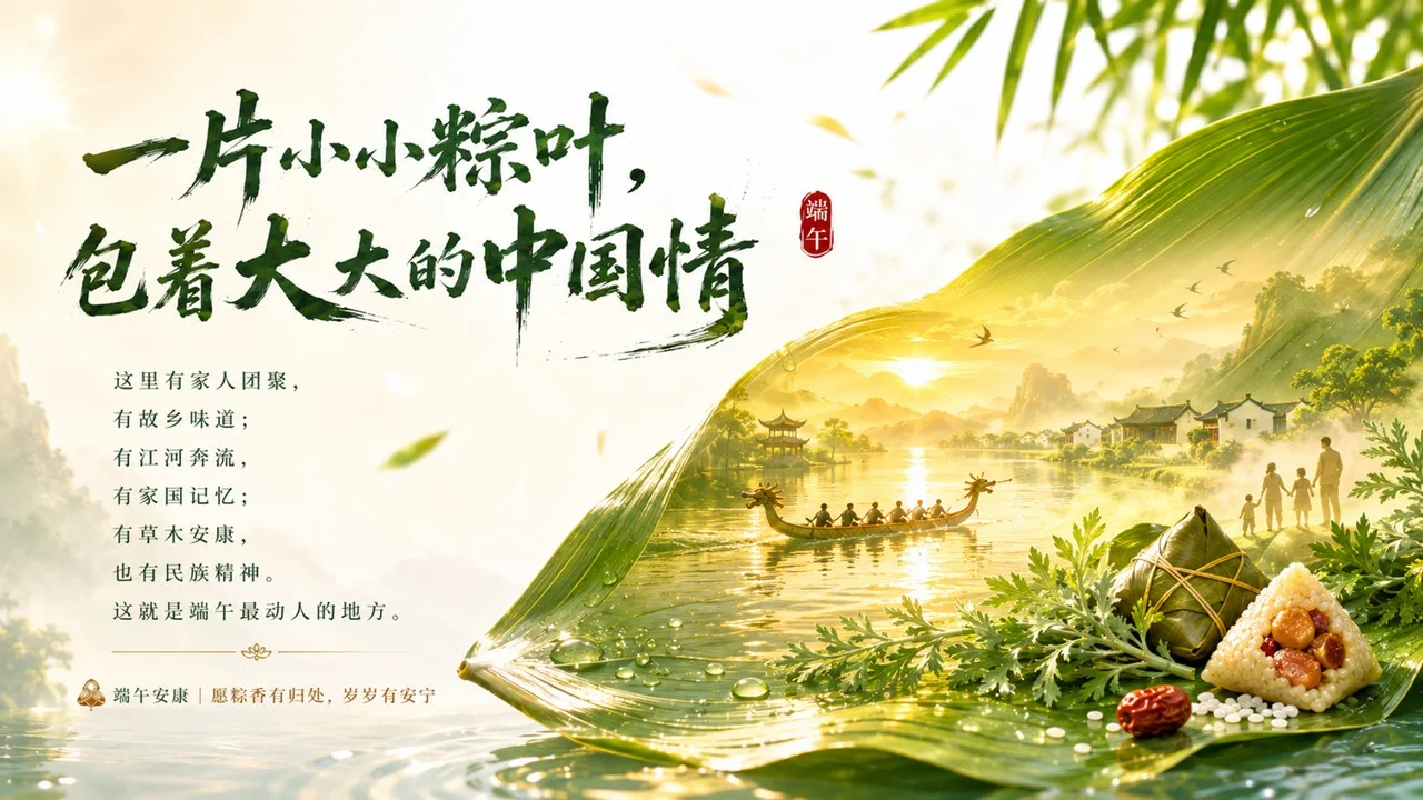 一片粽叶里的中国情-端午PPT - 预览图10