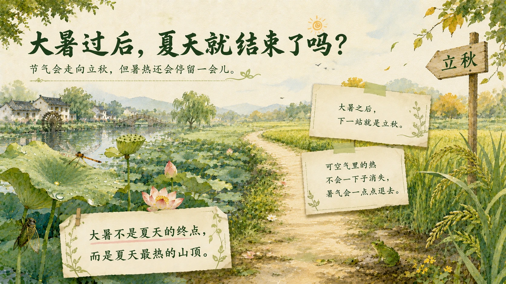 节气有知·大暑 PPT｜夏天为什么在大暑热到顶点？ - 预览图9