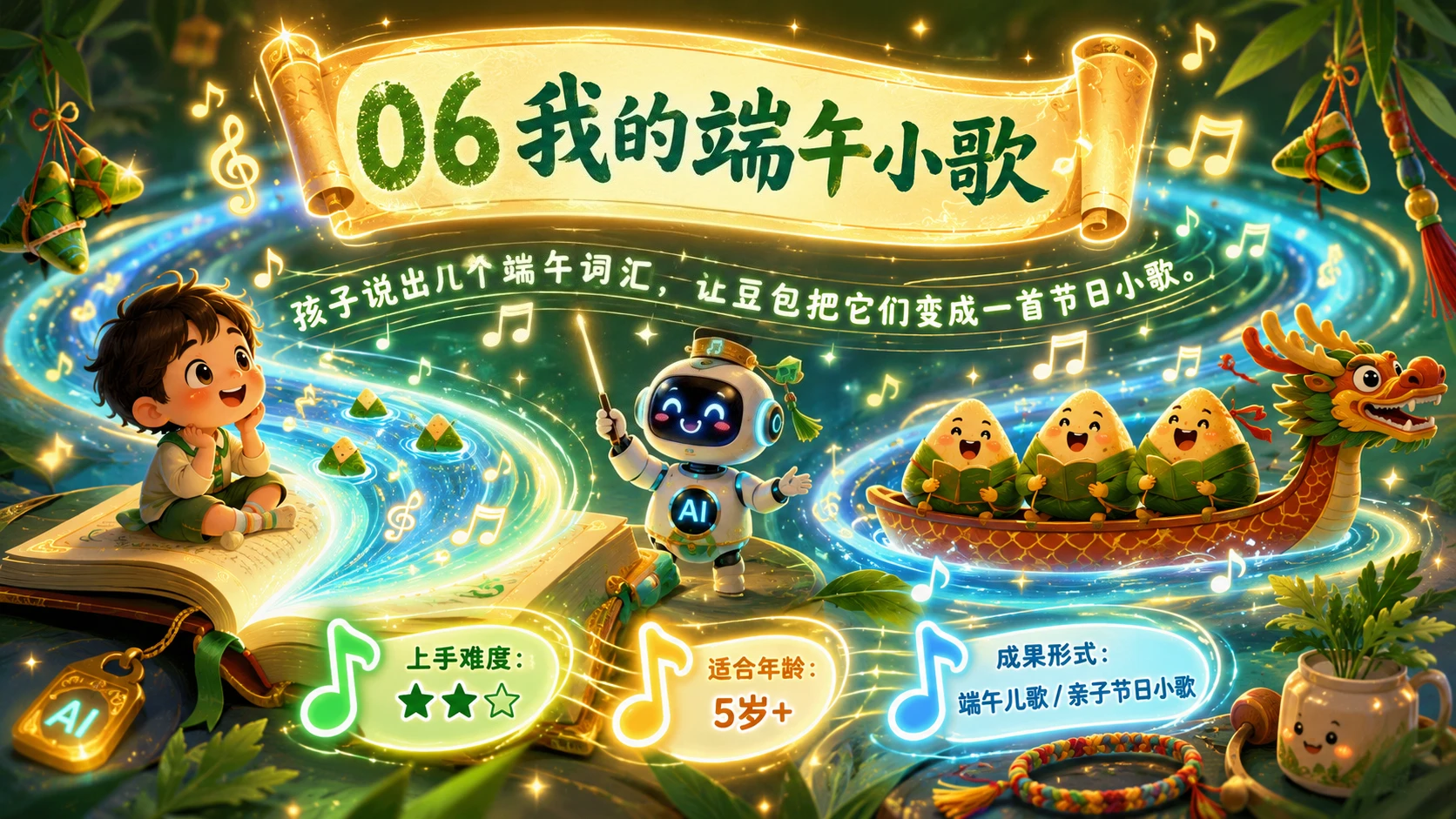 端午AI小工坊｜10个亲子创意玩法PPT - 预览图5