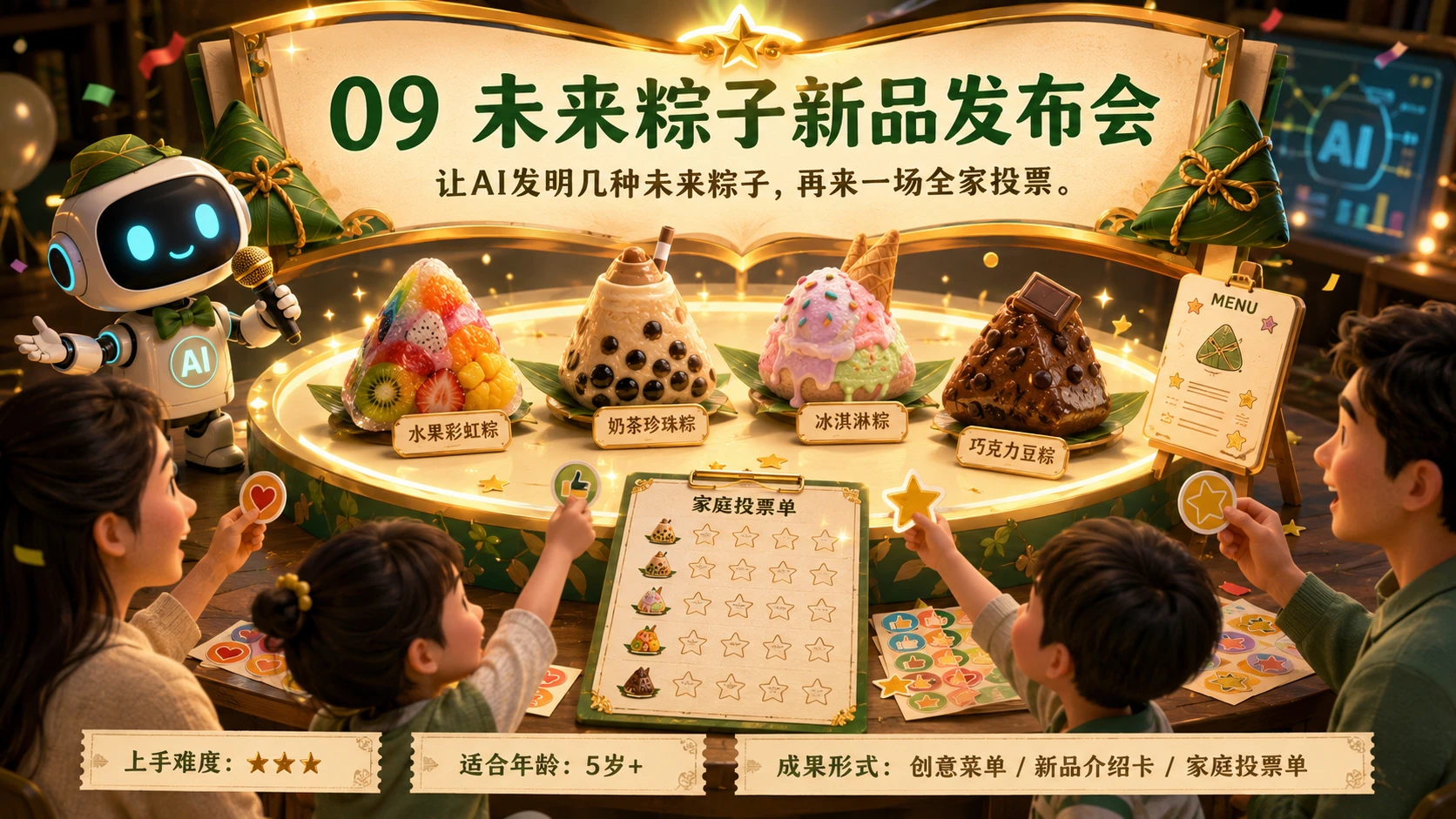 端午AI小工坊｜10个亲子创意玩法PPT - 预览图8