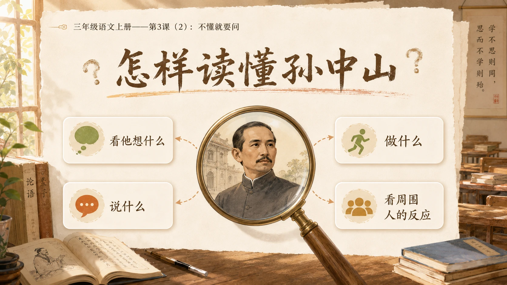 小学六年制统编教材系列课件——三年级语文上册第3课（2）：不懂就要问 - 预览图9