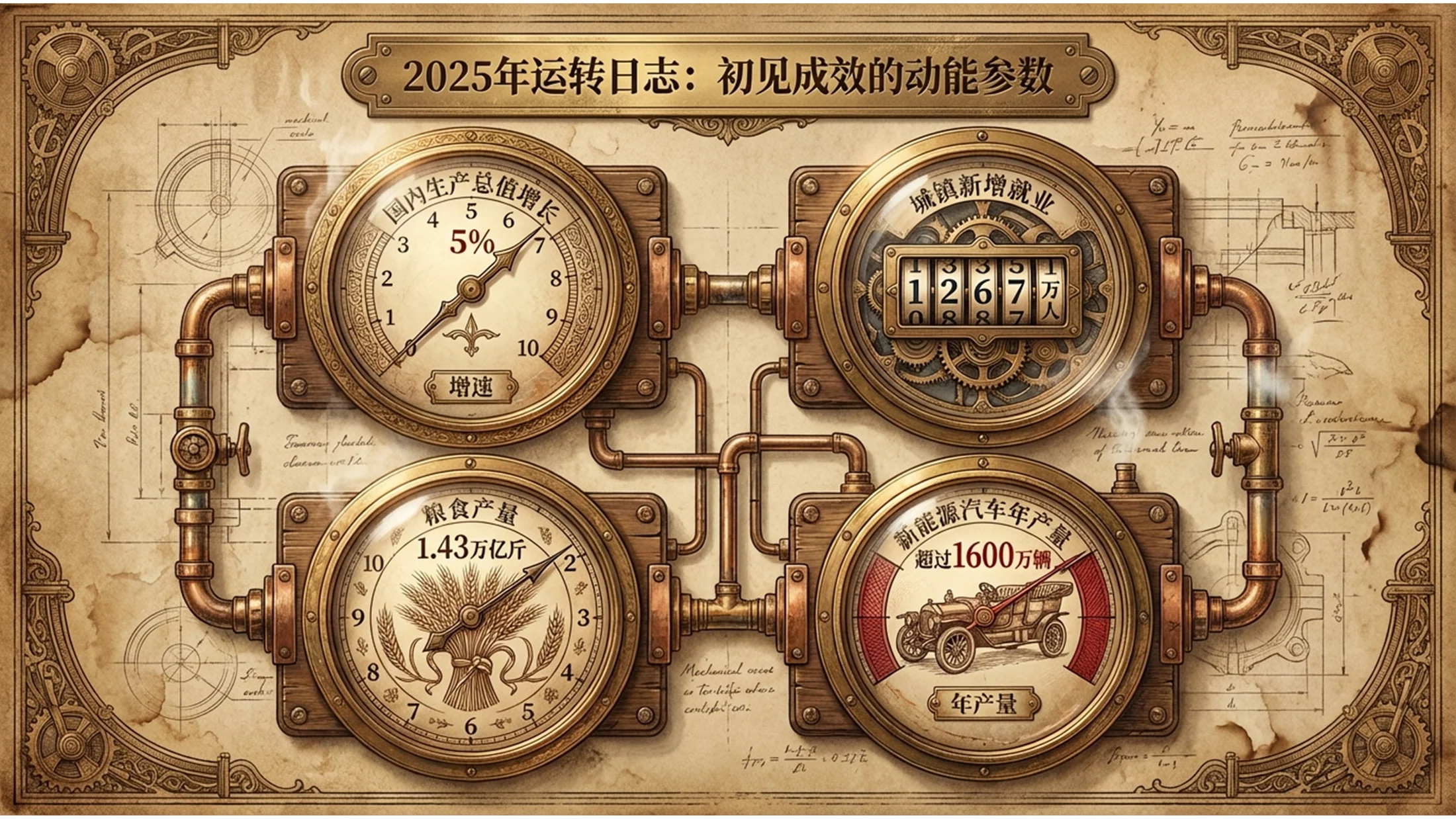维多利亚风格政府工作报告PPT - 预览图1