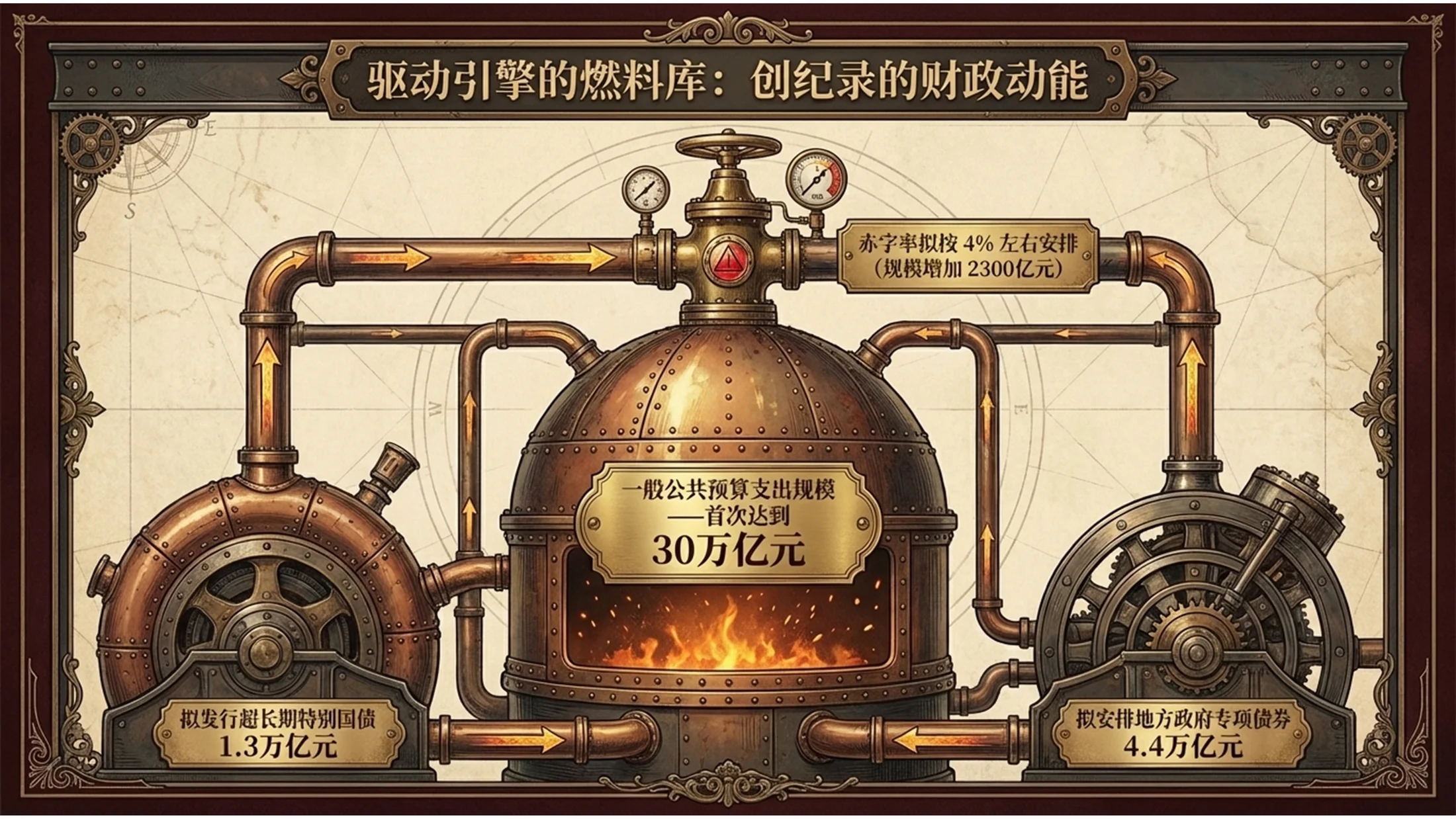 维多利亚风格政府工作报告PPT - 预览图4