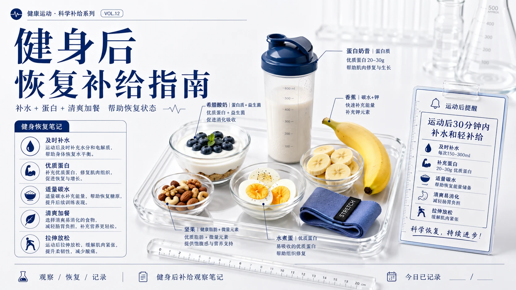 健康生活方式科普指南PPT｜50页医学杂志风健康提醒视觉设计 - 预览图10