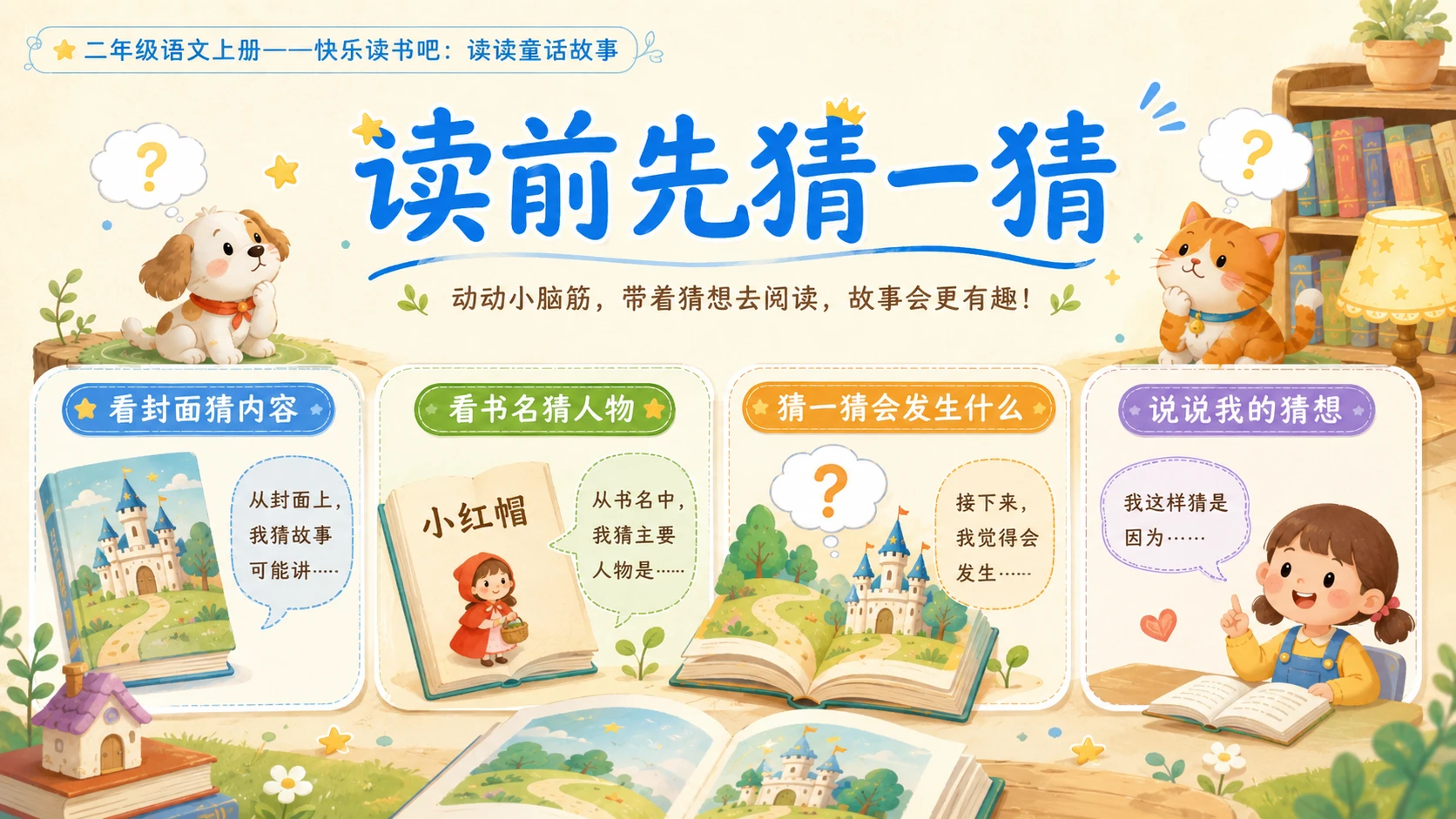 小学六年制统编教材系列课件——二年级语文上册快乐读书吧：读读童话故事 - 预览图12