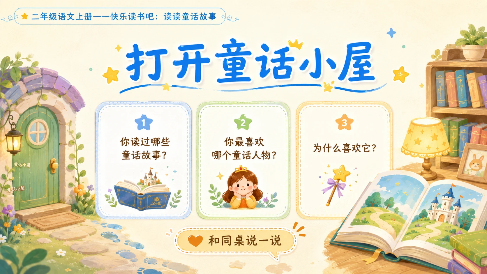 小学六年制统编教材系列课件——二年级语文上册快乐读书吧：读读童话故事 - 预览图6