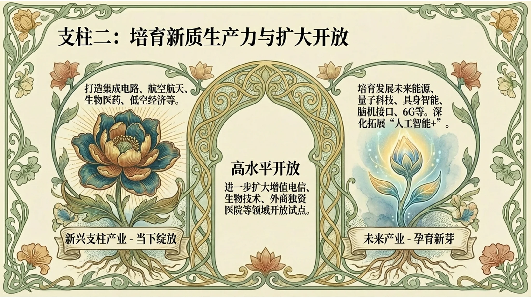 新艺术风格政府工作报告PPT - 预览图10