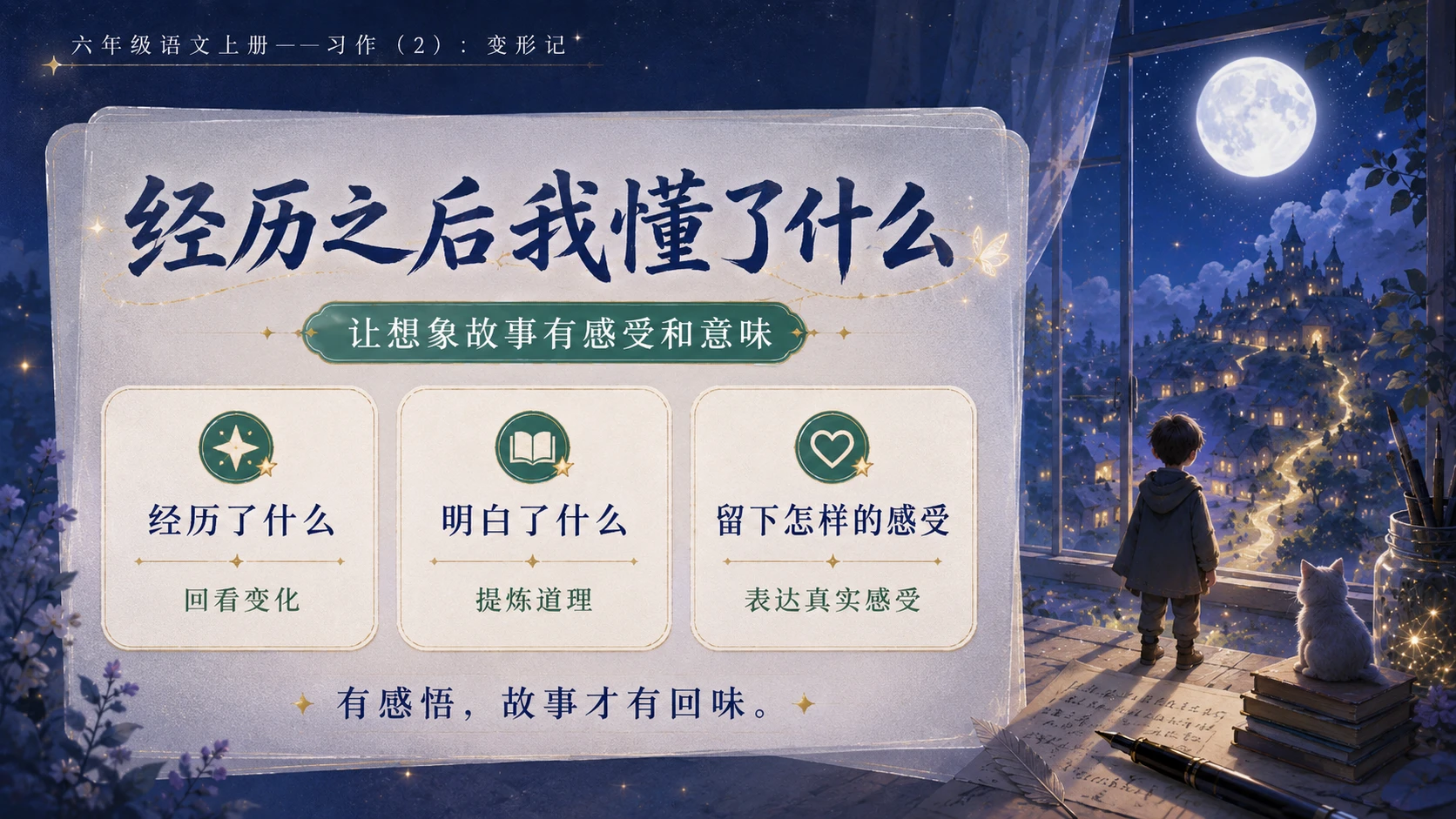 小学六年制统编教材系列课件——六年级语文上册习作（2）：变形记 - 预览图8