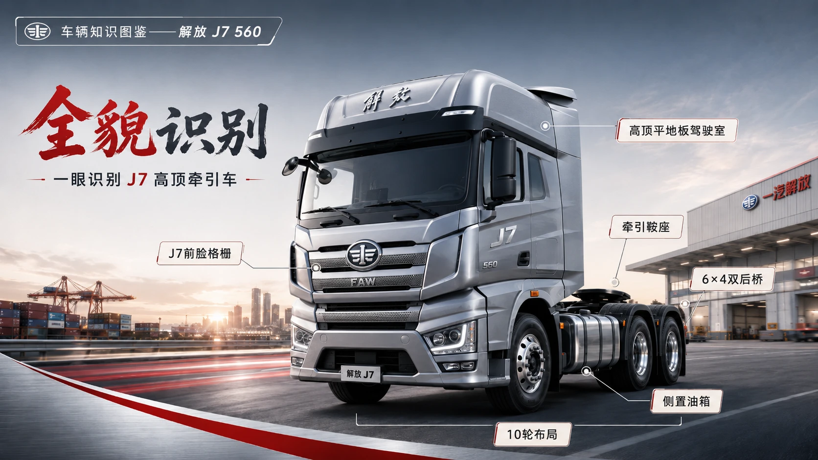 万物知识图鉴系列作品PPT——解放J7_560 - 预览图2