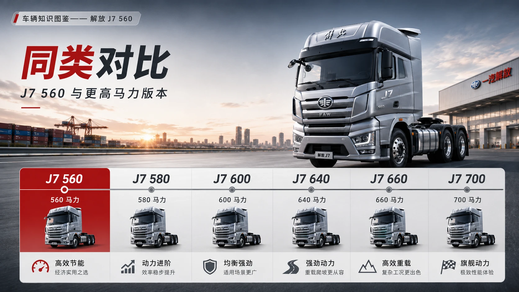 万物知识图鉴系列作品PPT——解放J7_560 - 预览图7