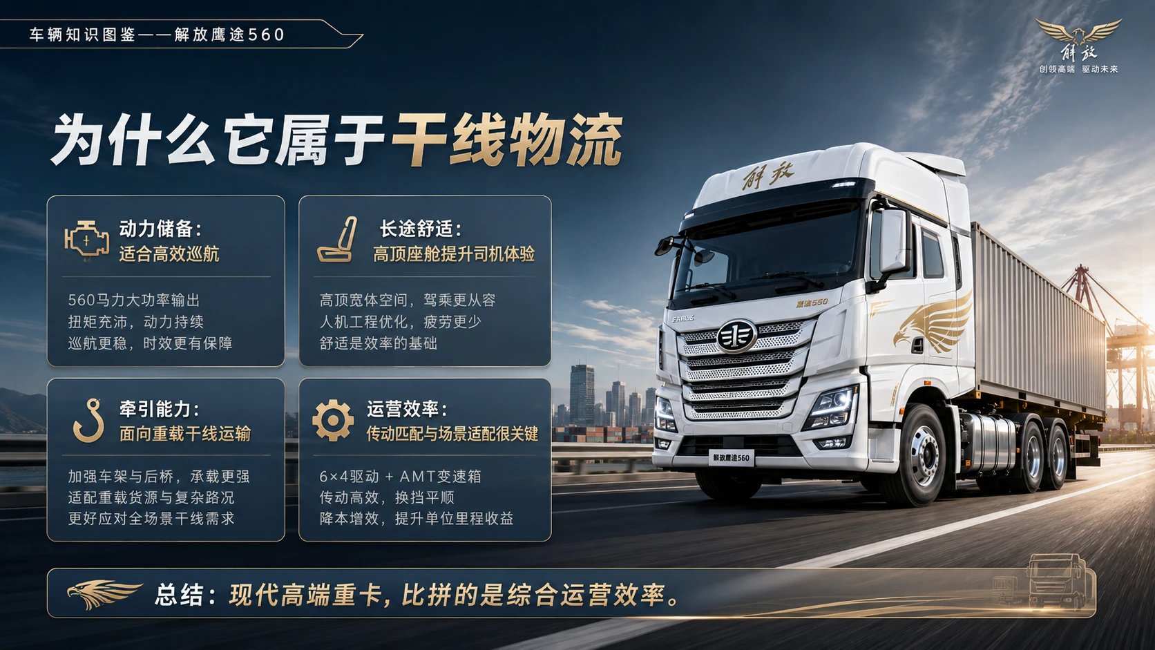 万物知识图鉴系列作品PPT——解放鹰途560 - 预览图8