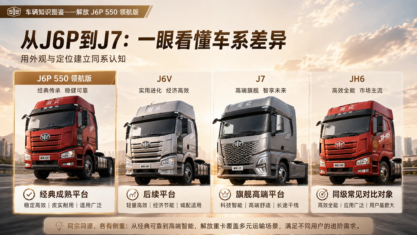 万物知识图鉴系列作品PPT——解放J6P550领航版 - 预览图7