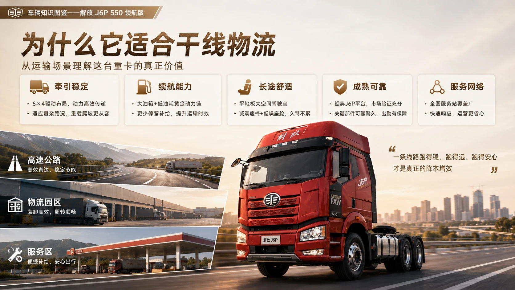 万物知识图鉴系列作品PPT——解放J6P550领航版 - 预览图8
