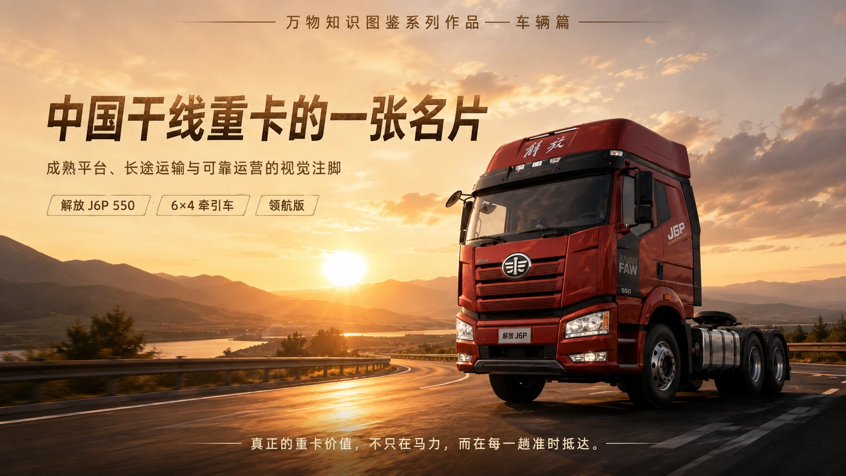 万物知识图鉴系列作品PPT——解放J6P550领航版 - 预览图9