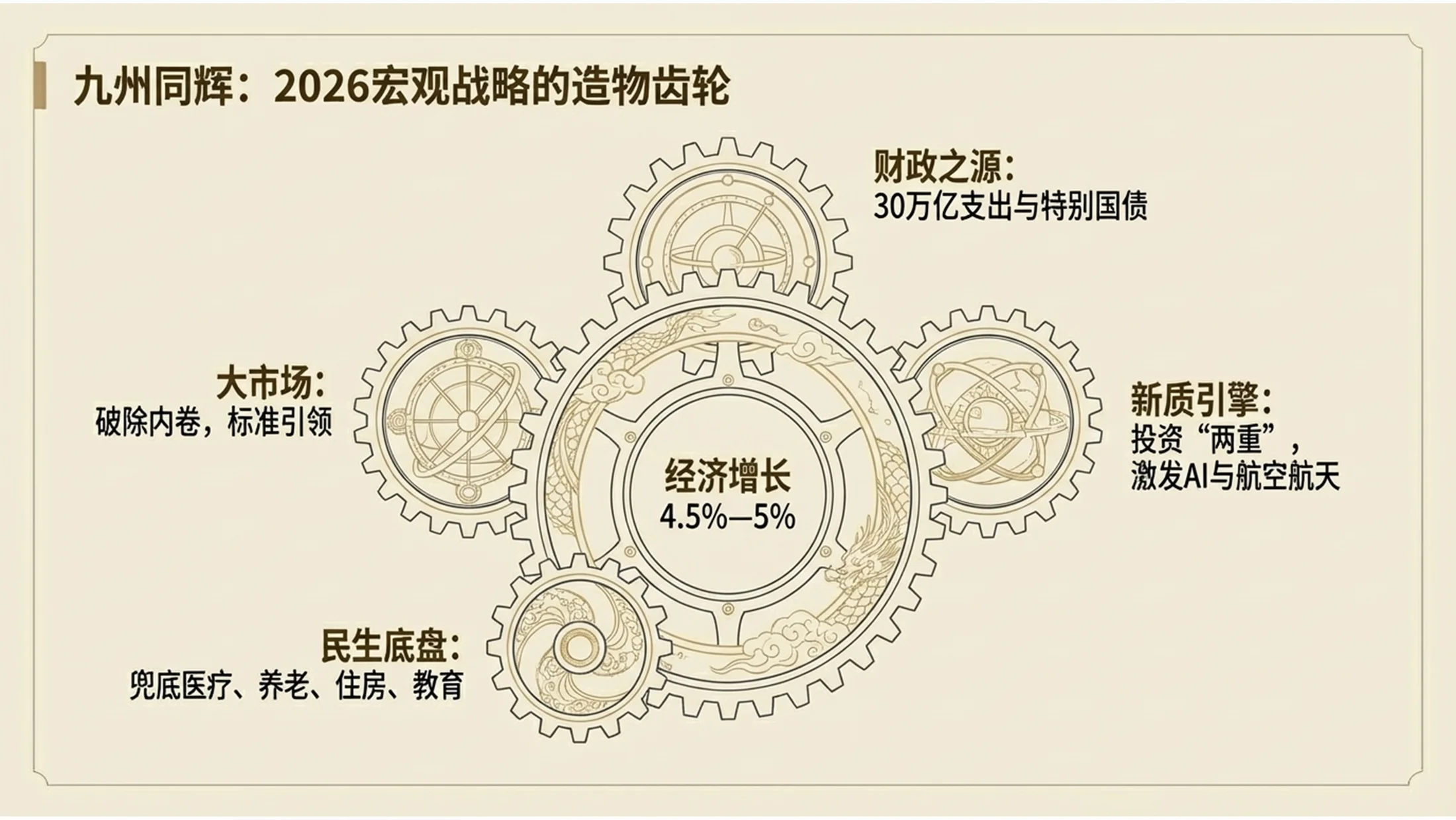 中国神话风格政府工作报告PPT - 预览图10