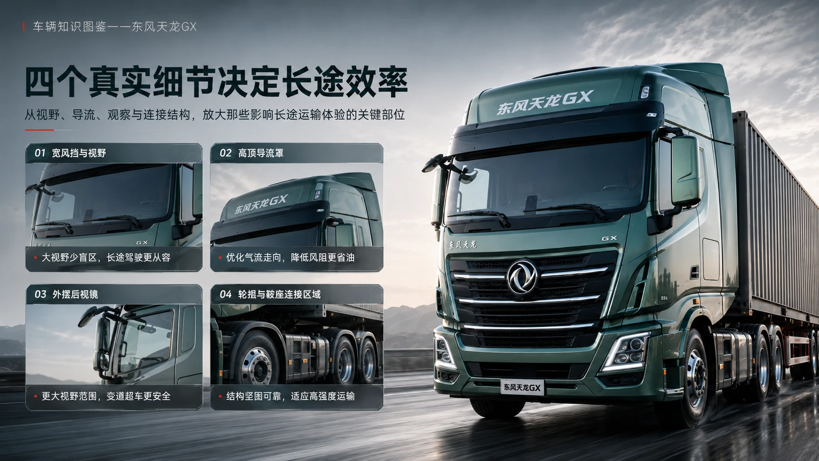 万物知识图鉴系列作品PPT——东风天龙GX - 预览图6