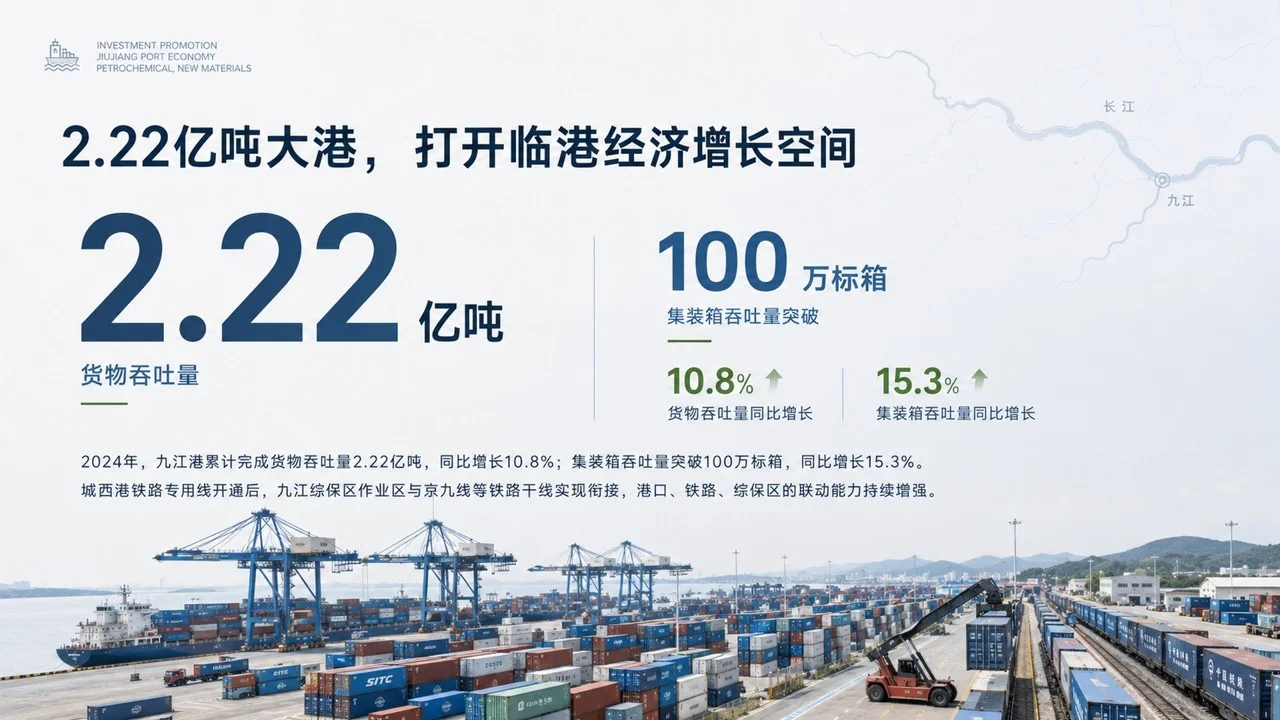 《九江临港经济与石化新材料招商推介PPT｜临港产业白皮书风》 - 预览图4