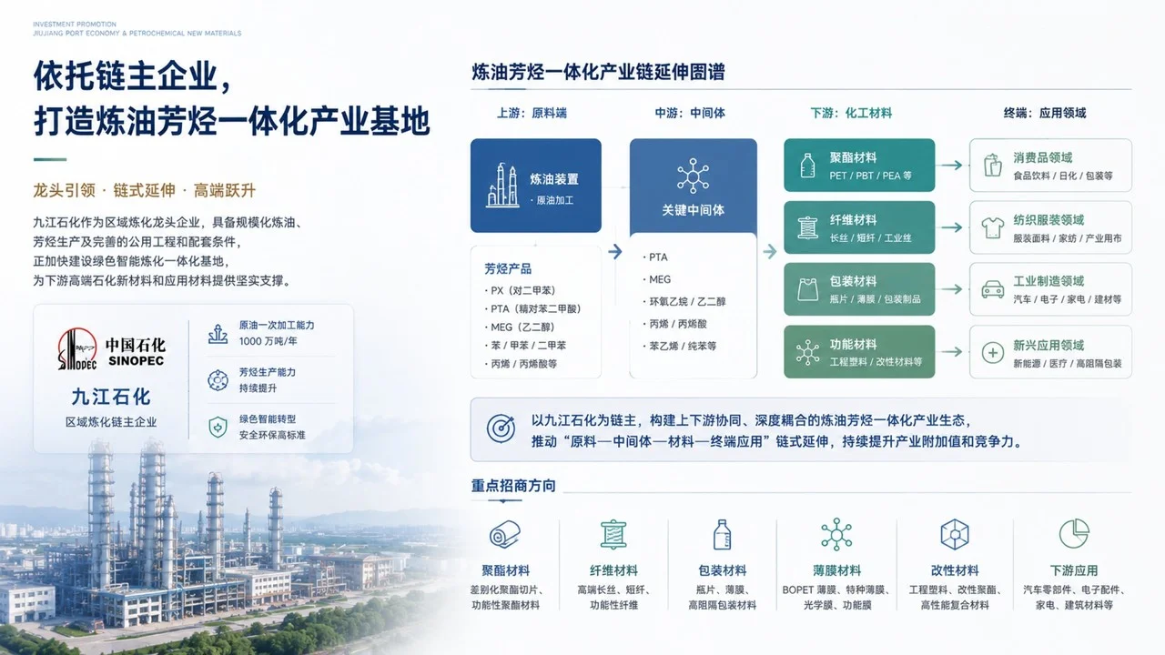 《九江临港经济与石化新材料招商推介PPT｜临港产业白皮书风》 - 预览图8