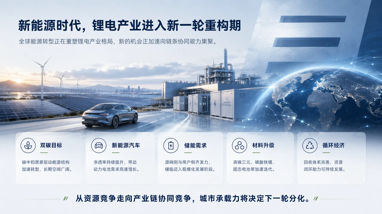 宜春锂电新能源全产业链招商推介PPT - 预览图2