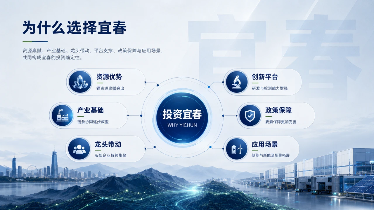 宜春锂电新能源全产业链招商推介PPT - 预览图3